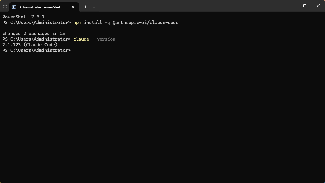 Windows 上安装 Claude Code并且接入DeepSeekV4-Pro的Max模式和激活1M上下文 - AI代码生成工具, AI编程助手配置, Claude 1M上下文设置